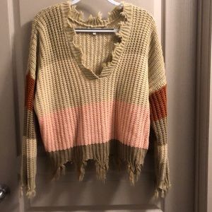 Distressed Sweater